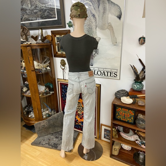 Light Grey Wash 100% Cotton Denim Jeans - Picture 6 of 11